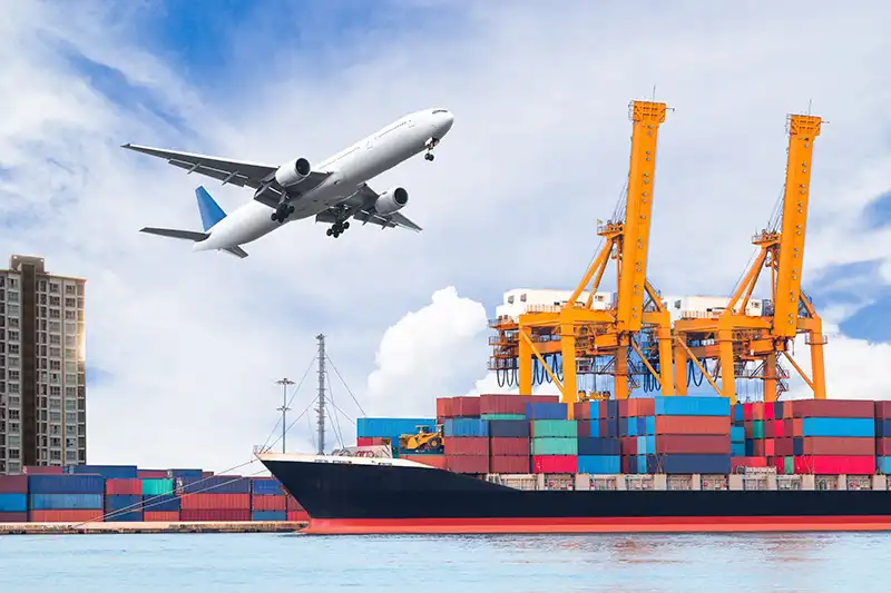 Air & Sea Freight Background